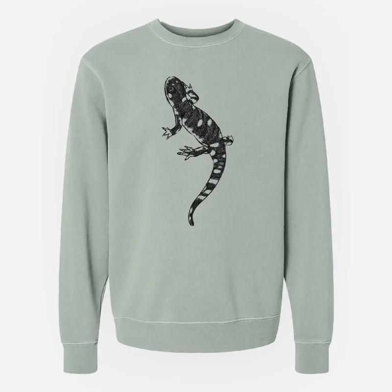 Skateboard SweatshirtsCalifornia Tiger Salamander - Ambystoma californiense - Unisex Pigment Dyed Crew Sweatshirt