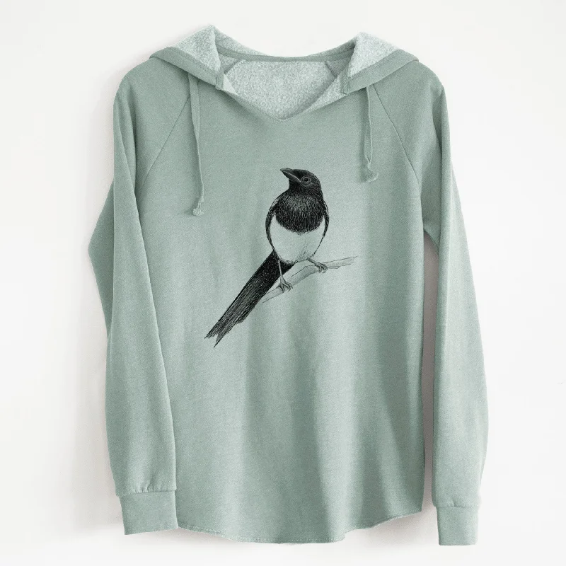 College SweatshirtsBlack-billed Magpie - Pica hudsonia - Cali Wave Hooded Sweatshirt