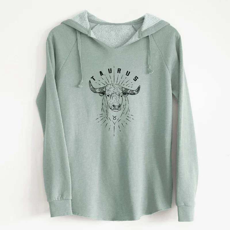 Logo HoodiesTaurus - Bull - Cali Wave Hooded Sweatshirt