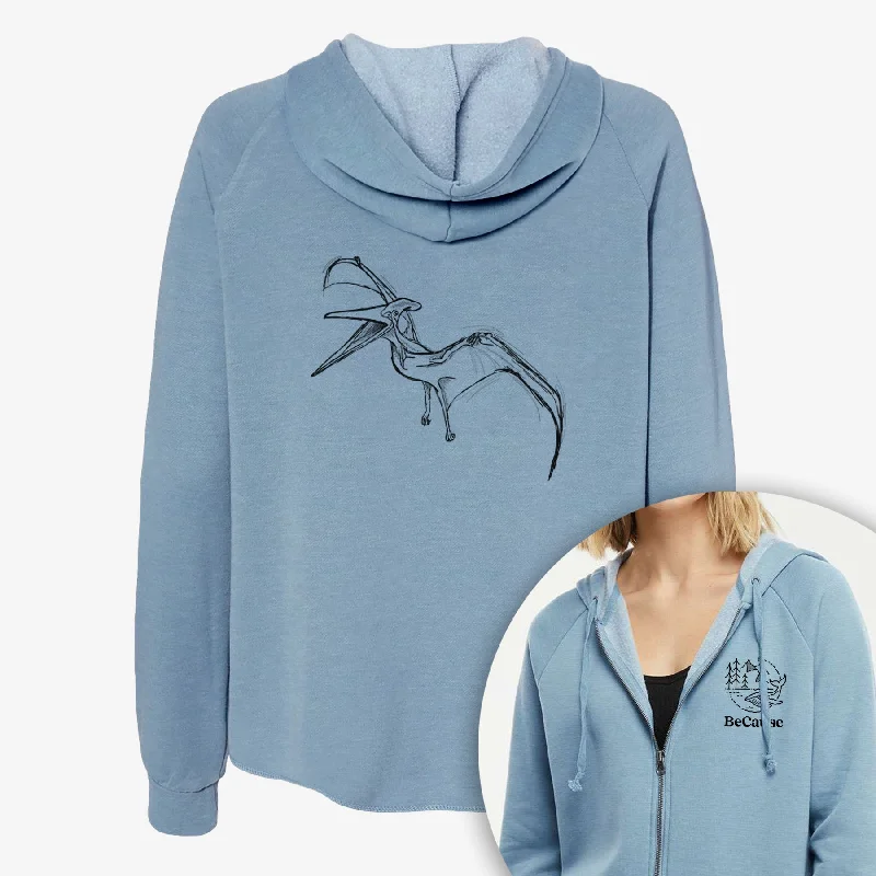 Pullover HoodiesPteranodon Longiceps - Women's Cali Wave Zip-Up Sweatshirt