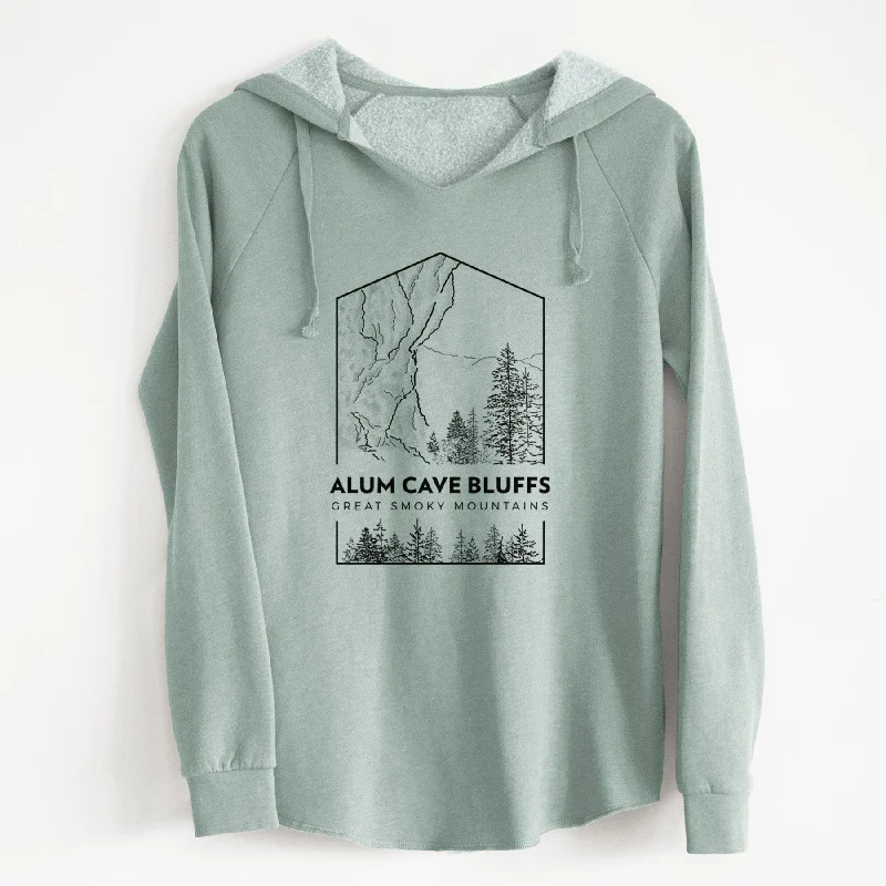 Waterproof HoodiesAlum Cave Bluffs - Great Smoky Mountains National Park - Cali Wave Hooded Sweatshirt