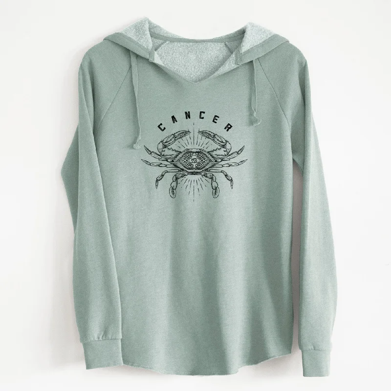 Fringed HoodiesCancer - Crab - Cali Wave Hooded Sweatshirt