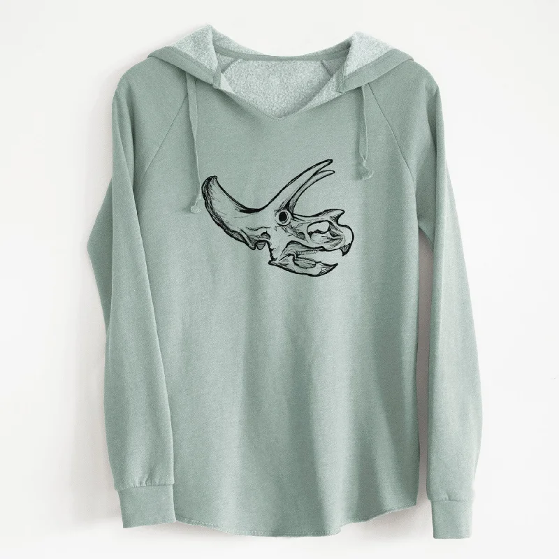 Hip-Hop HoodiesTriceratops Skull - Cali Wave Hooded Sweatshirt