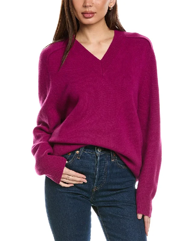 Theory Wool & Cashmere-Blend Karenia V-Neck Sweater