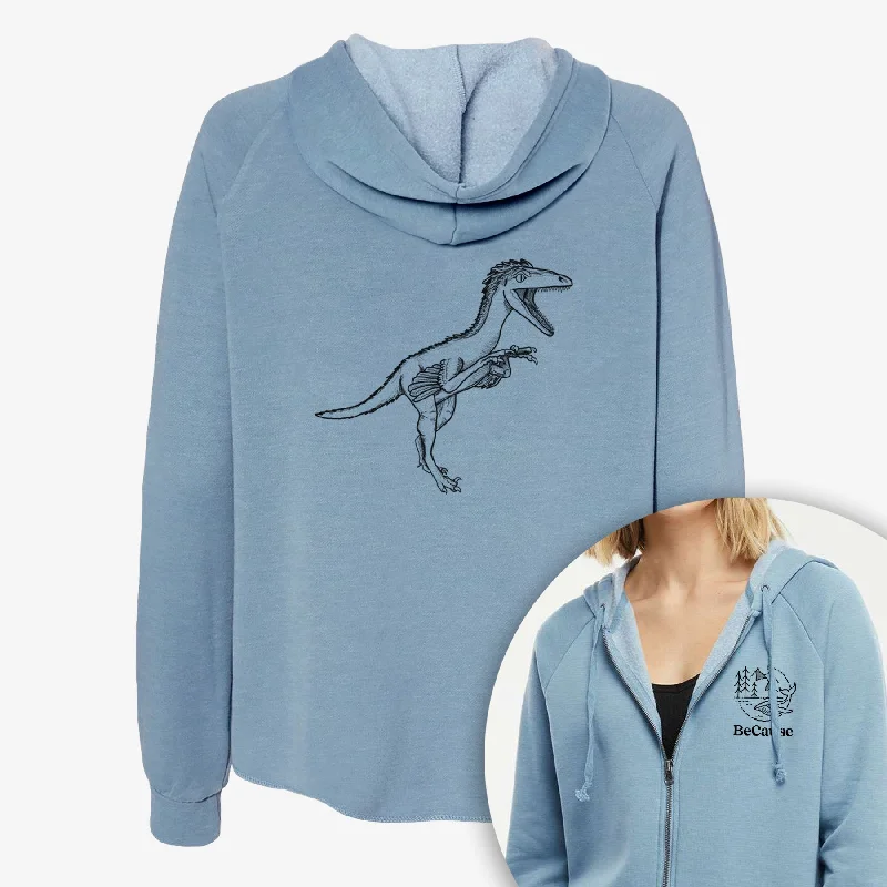 Ski SweatshirtsTroodon Formosus - Women's Cali Wave Zip-Up Sweatshirt