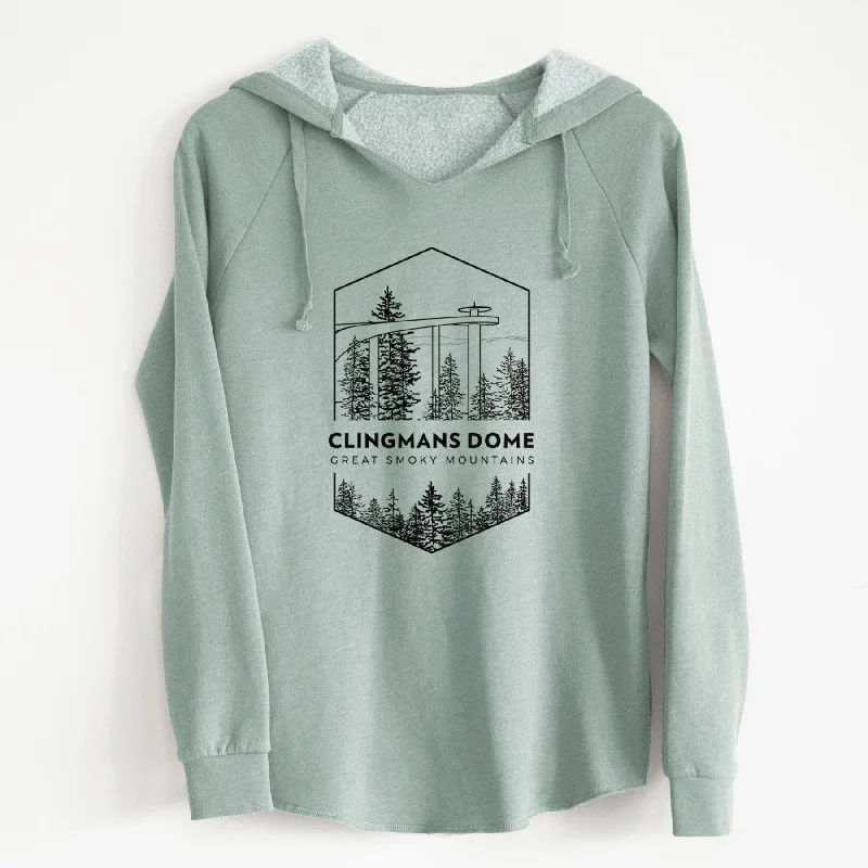 Hemp SweatshirtsClingmans Dome - Great Smoky Mountains National Park - Cali Wave Hooded Sweatshirt