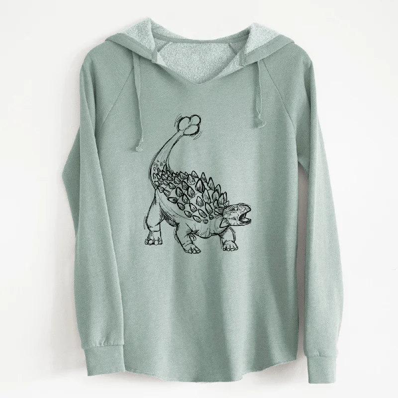 Ski SweatshirtsAnkylosaurus Magniventris - Cali Wave Hooded Sweatshirt