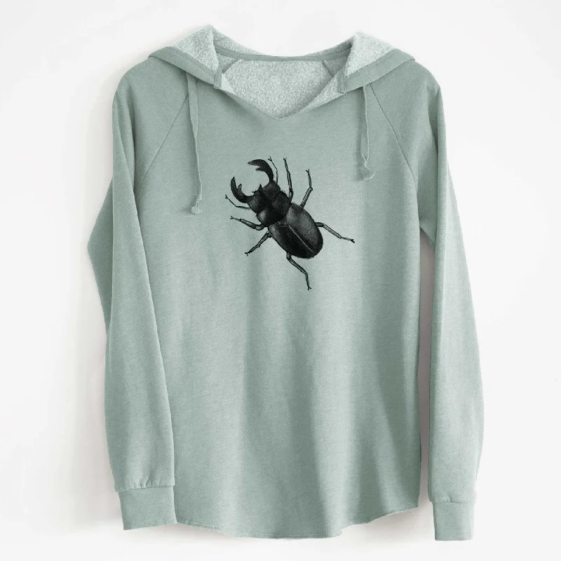 Sleep HoodiesDorcus titanus - Giant Stag Beetle - Cali Wave Hooded Sweatshirt