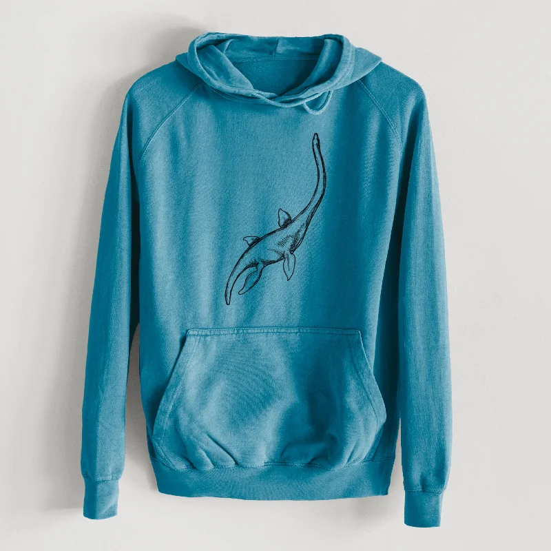 Minimalist SweatshirtsPlesiosaur - Plesiosaurus Dolichodeirus  - Mid-Weight Unisex Vintage 100% Cotton Hoodie