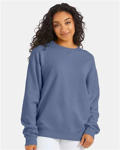 CrewnecknetworkComfortWash by Hanes Garment-Dyed Crewneck Sweatshirt - Saltwater - ComfortWash by Hanes GDH400