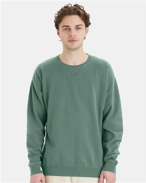 CrewneckfitComfortWash by Hanes Garment-Dyed Crewneck Sweatshirt - Anchor Slate - ComfortWash by Hanes GDH400