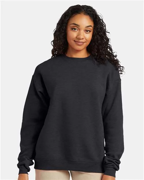 CrewnecksmartHanes Ecosmart® Crewneck Sweatshirt - Charcoal Heather - Hanes P160