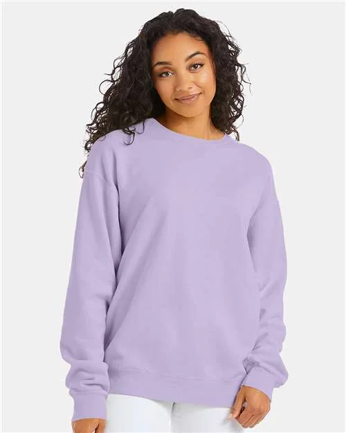 CrewneckblockchainComfortWash by Hanes Garment-Dyed Crewneck Sweatshirt - Future Lavender - ComfortWash by Hanes GDH400