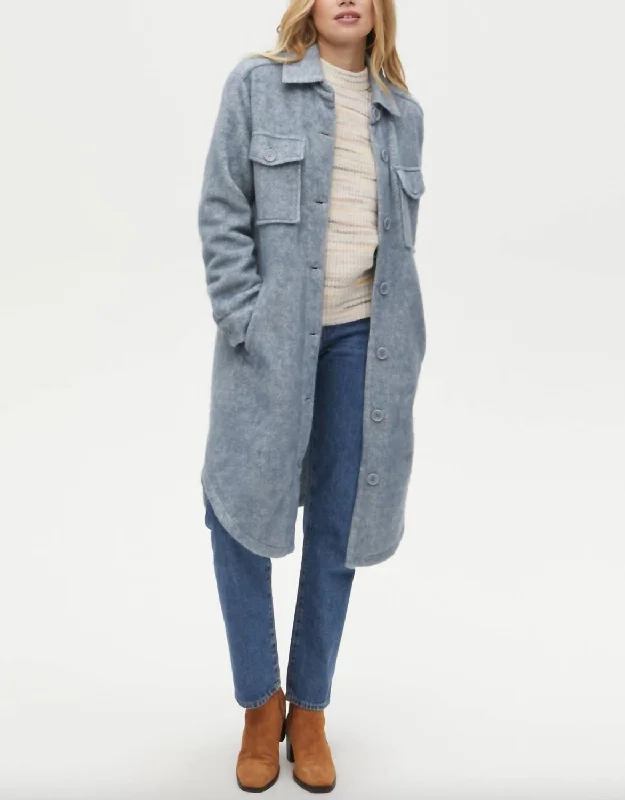 Gwen Jacket In Light BlueSafari Jackets