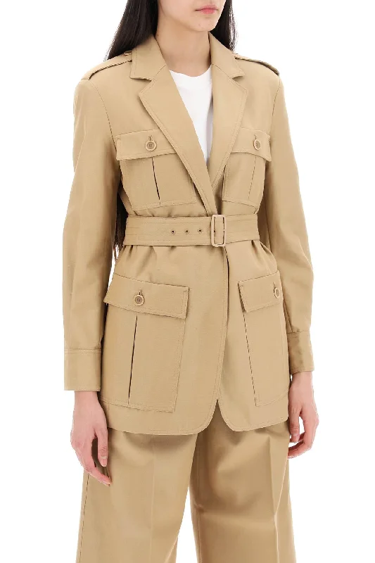 Max Mara Pacos Canvas Saharan Jacket ForLayered Jackets