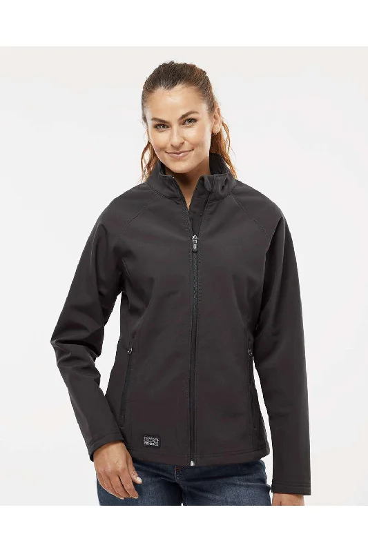 Dri Duck Womens Contour Wind & Water Resistant Soft Shell Full Zip Jacket - Charcoal GreyHunting Jackets