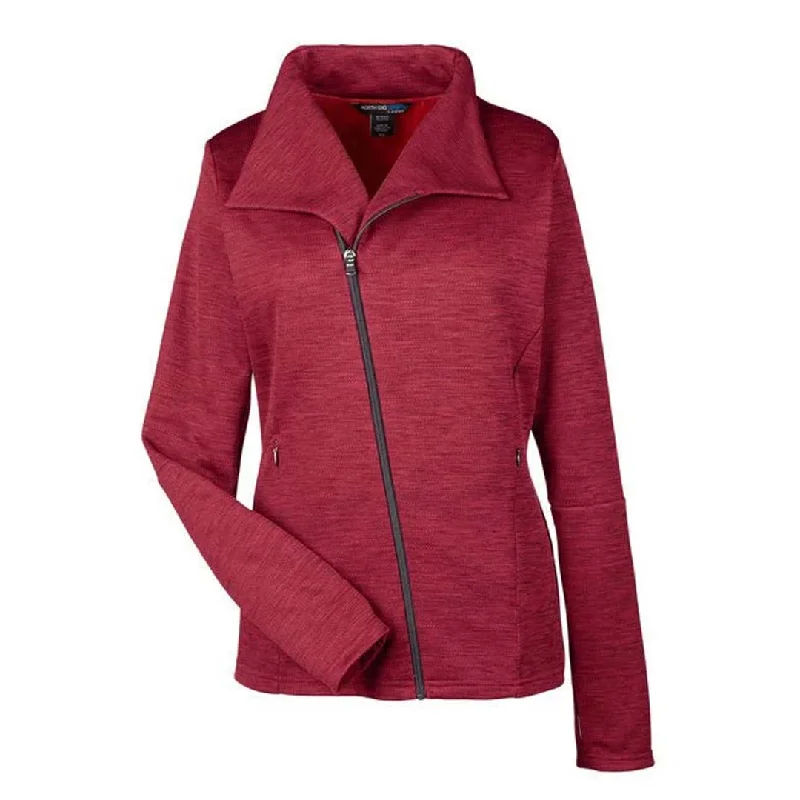 North End - Women's Melange Fleece Jacket (NE704W 665)Velvet Jackets