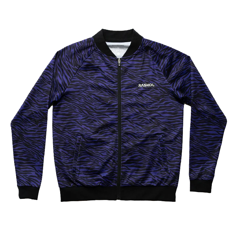 Raskol Athletic Track Jacket (Purple Zebra)Hiking Jackets