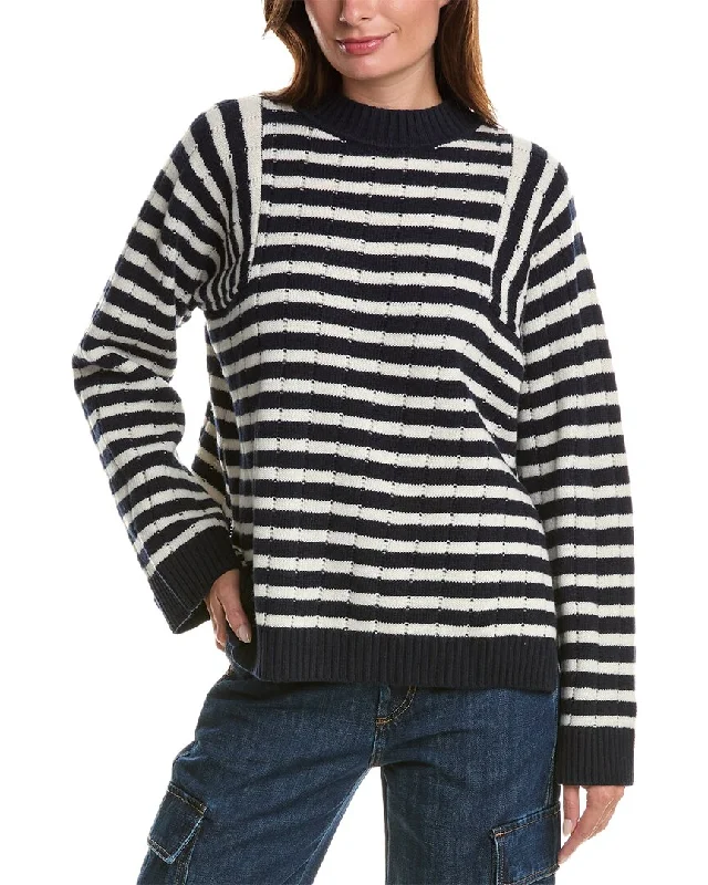 Tasseled Knit TopsWeekend Max Mara Bird Wool Sweater