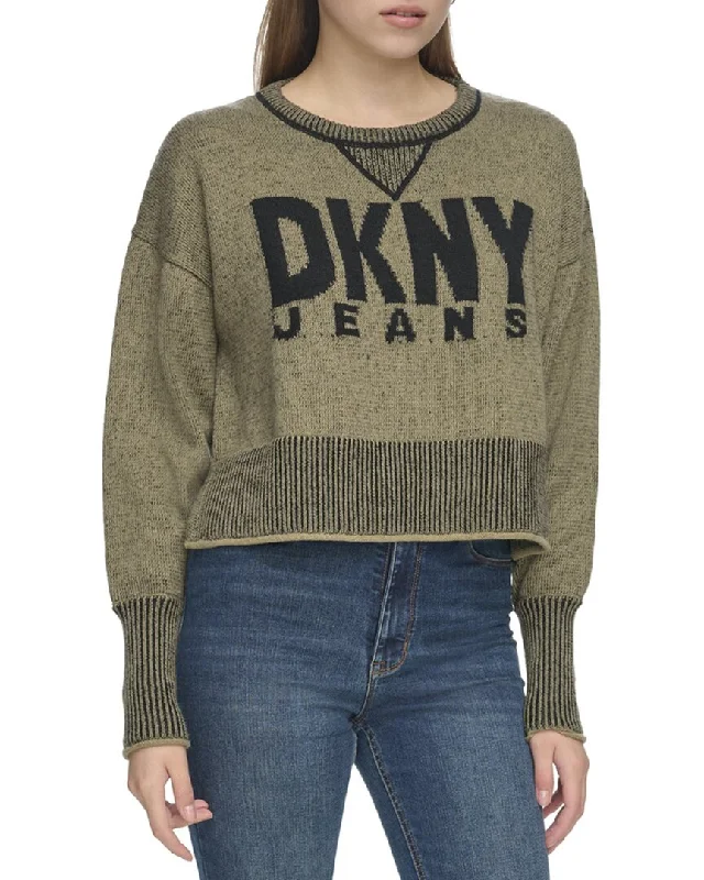 Travel Knit TopsDkny Logo Sweater