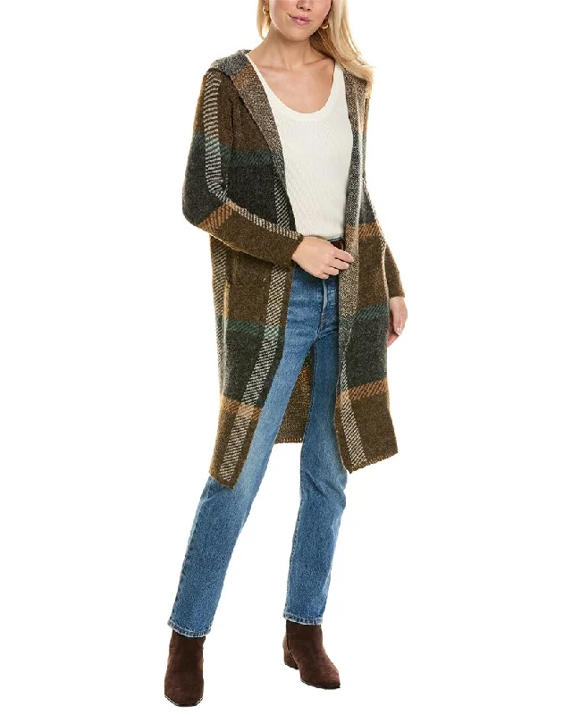 Lounge Knit TopsJoseph A. Hooded Duster Coat