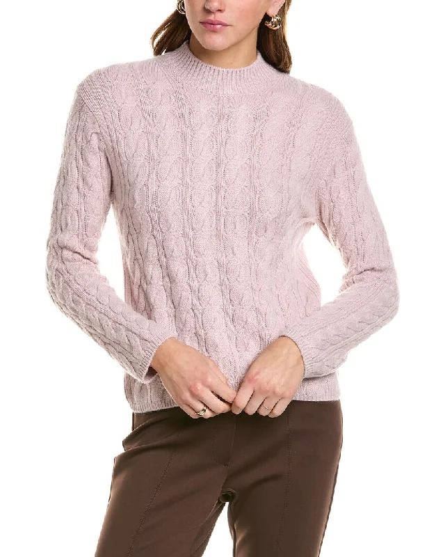 Studded Knit TopsVince Twisted Cable Wool & Cashmere-Blend Sweater