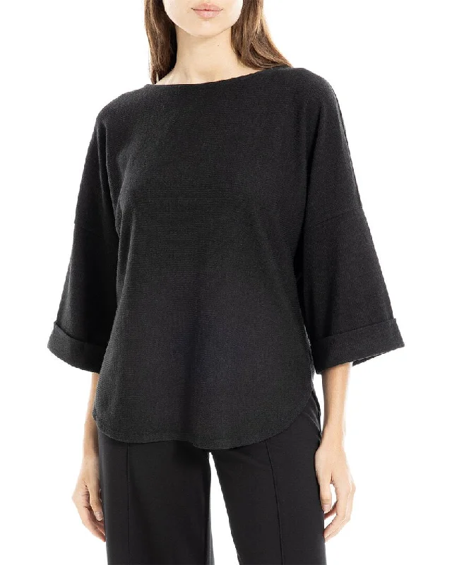 Embellished Knit TopsMax Studio Rib Knit Top