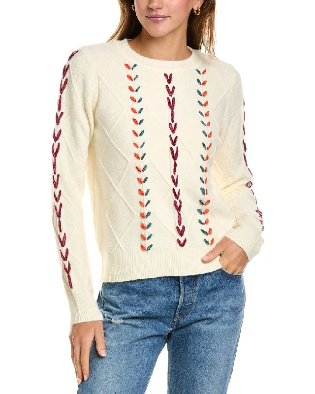 Collaborative Knit TopsNanette Nanette Lepore Lacing Sweater