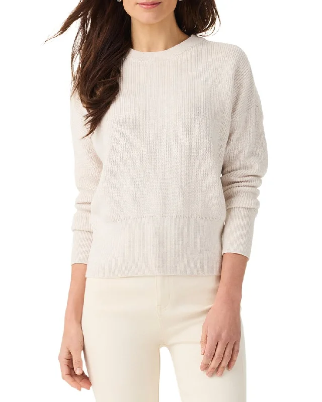 Branded Knit TopsNic & Zoe Stitched Crew Sweater