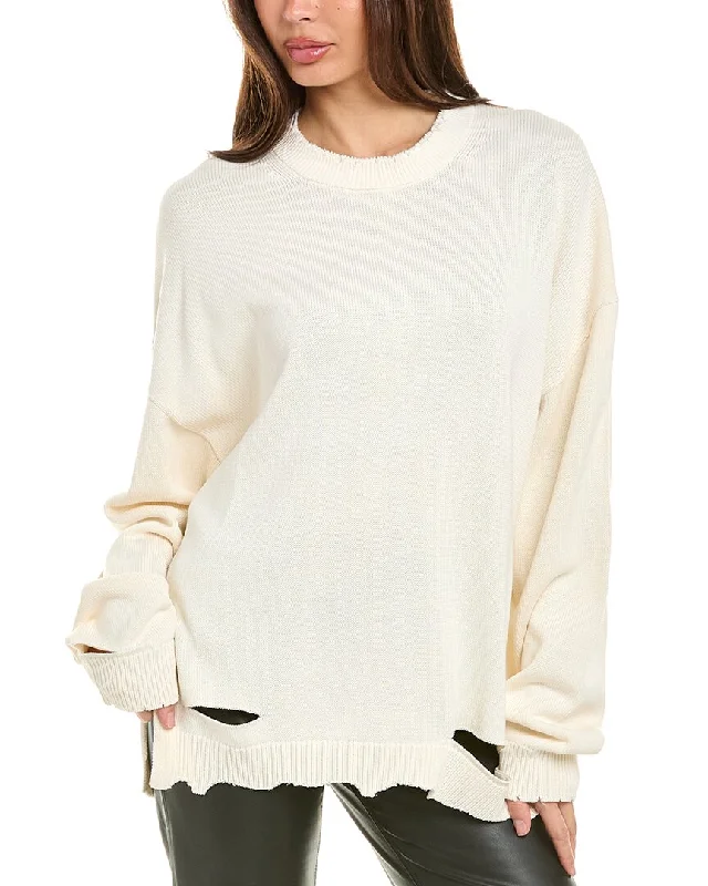 Boat Neck Knit TopsHelmut Lang Rib Sweater