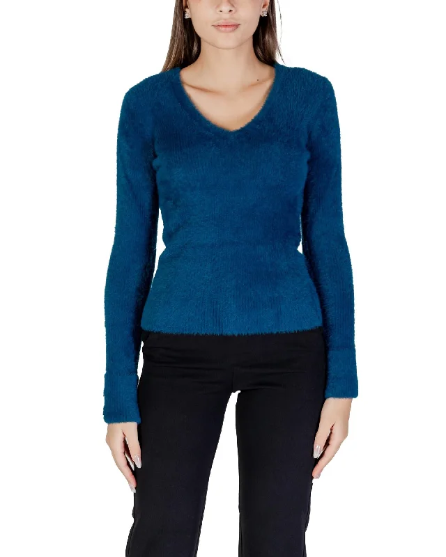 Fleece Knit TopsMorgan De Toi  Women's Fuzzy Knit Sweater