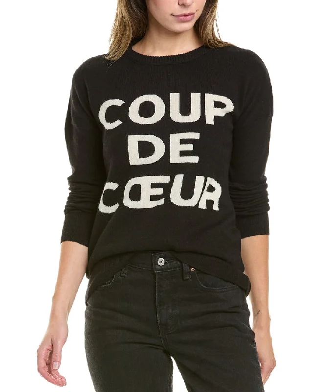 Fishing Knit TopsZadig & Voltaire Gaby Coup De Cœur Intarsia Wool & Cashmere-Blend Sweater