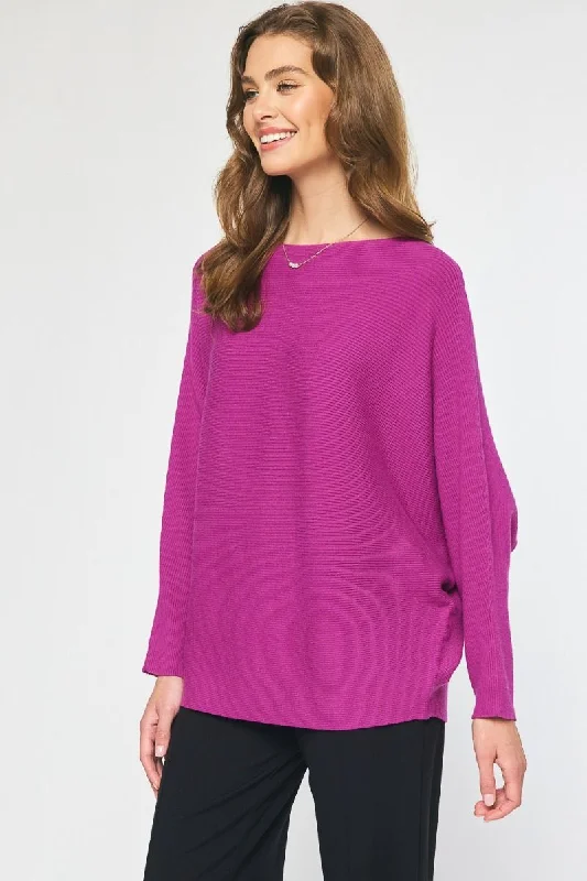 Fall Knit TopsRibbed Luxury Sweater {Orchid}