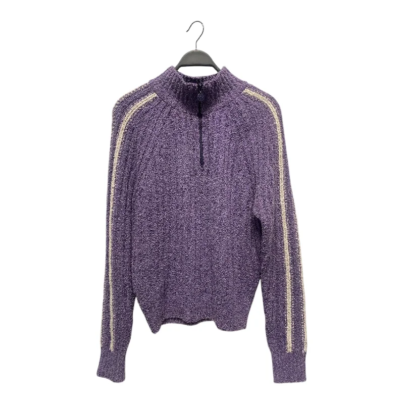 Running Knit TopsOPEN YY/Sweater/1/Acrylic/PPL/QUARTER ZIP