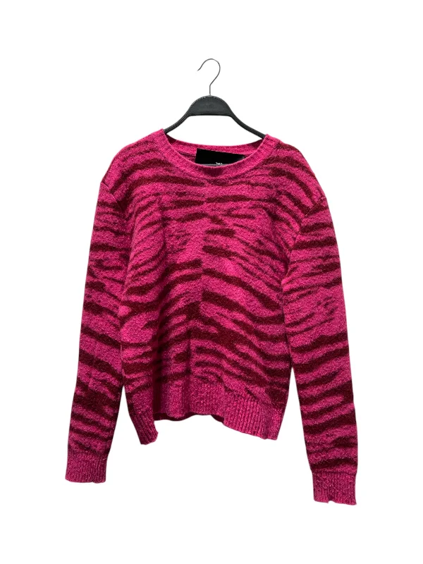 Lounge Knit TopsMARC BY MARC JACOBS/Heavy Sweater/L/Stripe/Cotton/PNK/