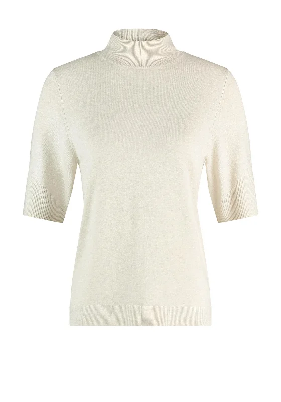 Beaded Knit TopsGerry Weber Fine Knit Sweater Top, Beige