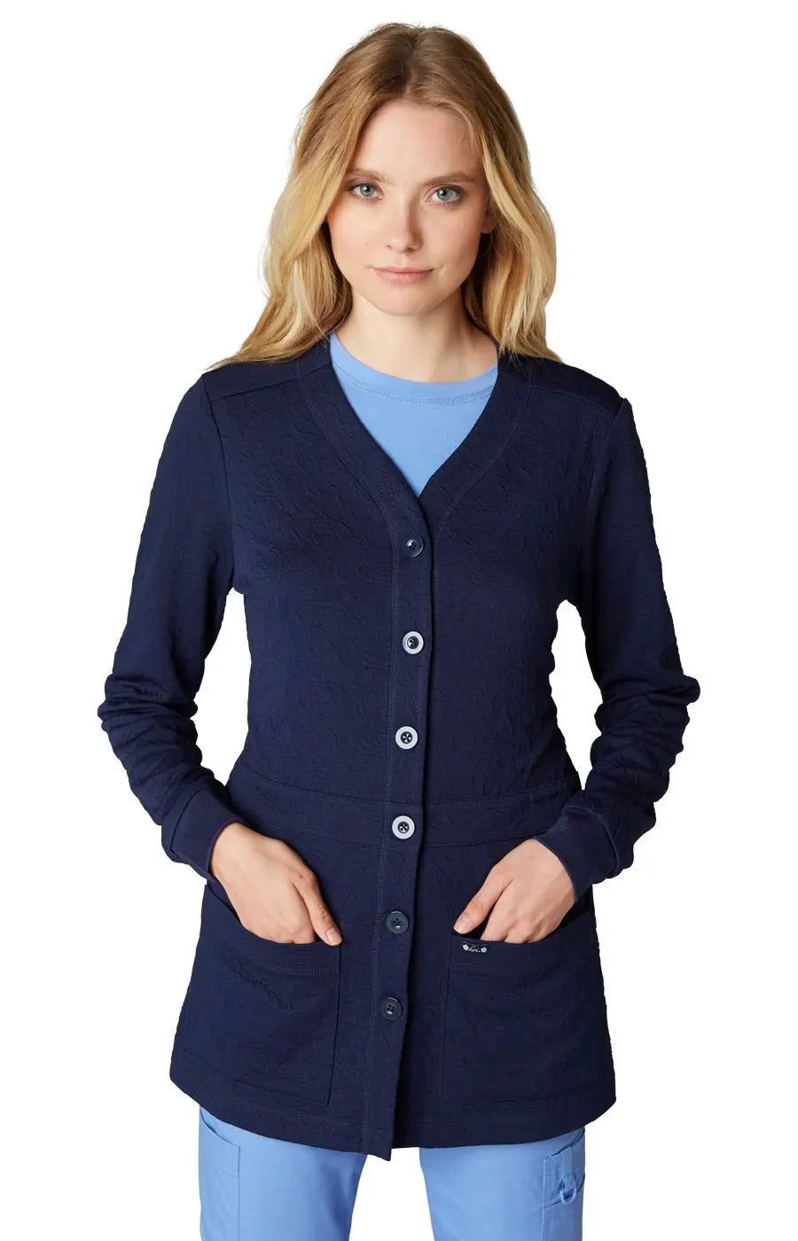 Silk Knit TopsKoi Women's Claire Sweater - Navy