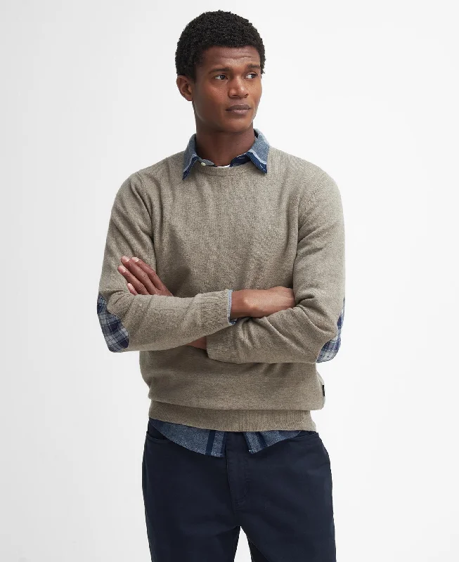 Travel Knit TopsMarlow Crew Neck Sweater (Stone)