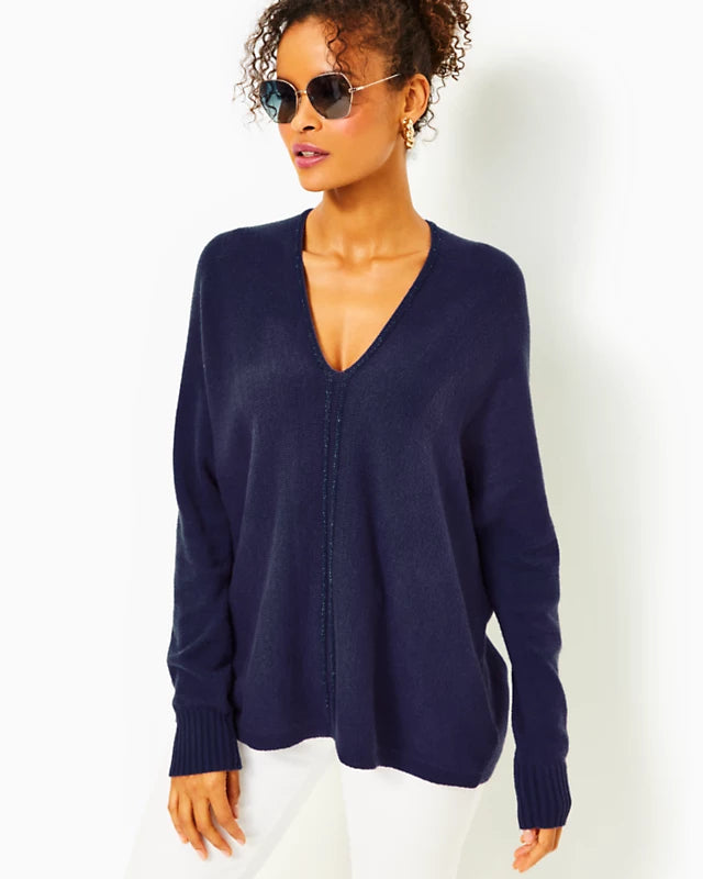 High-Fashion Knit TopsSevie Sweater (Low Tide Navy)