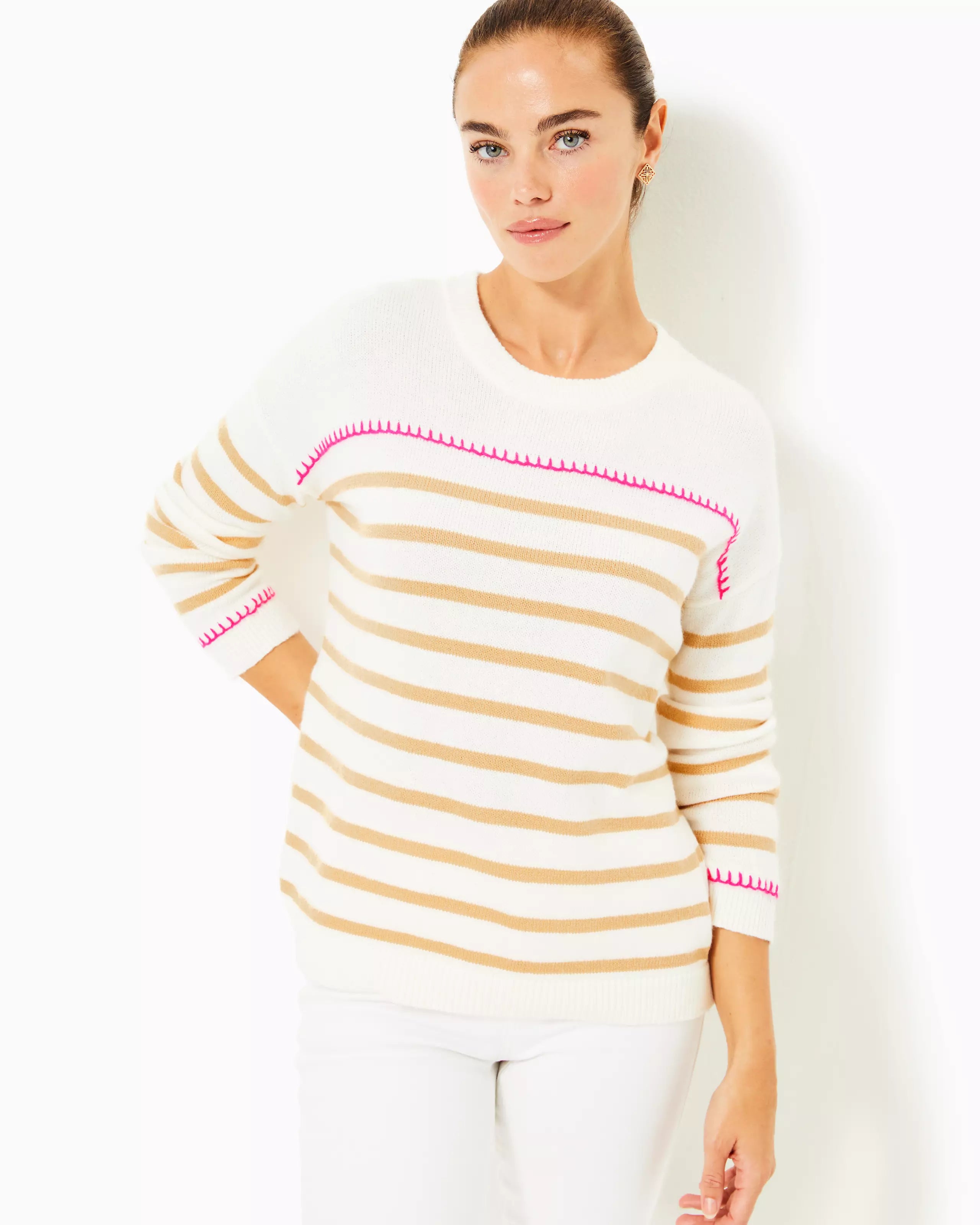 Work Knit TopsKyren Sweater (Never Ending Stripe)