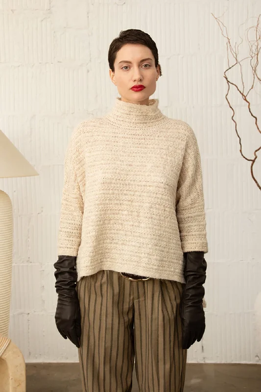 Asymmetrical Knit TopsBoho 'Romana' Sweater