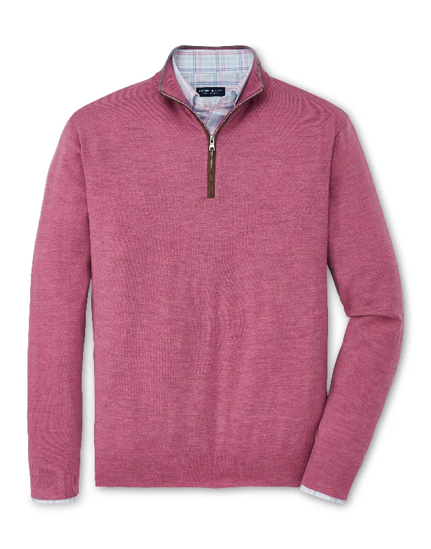 Layered Knit TopsExcursionist Flex Quarter Zip in Rosewood