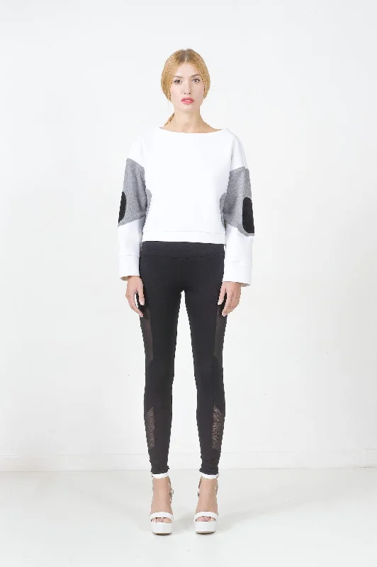 Sequined Knit TopsEON PARIS Neoprene Sweater